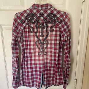 Roar woman’s button down shirt size large